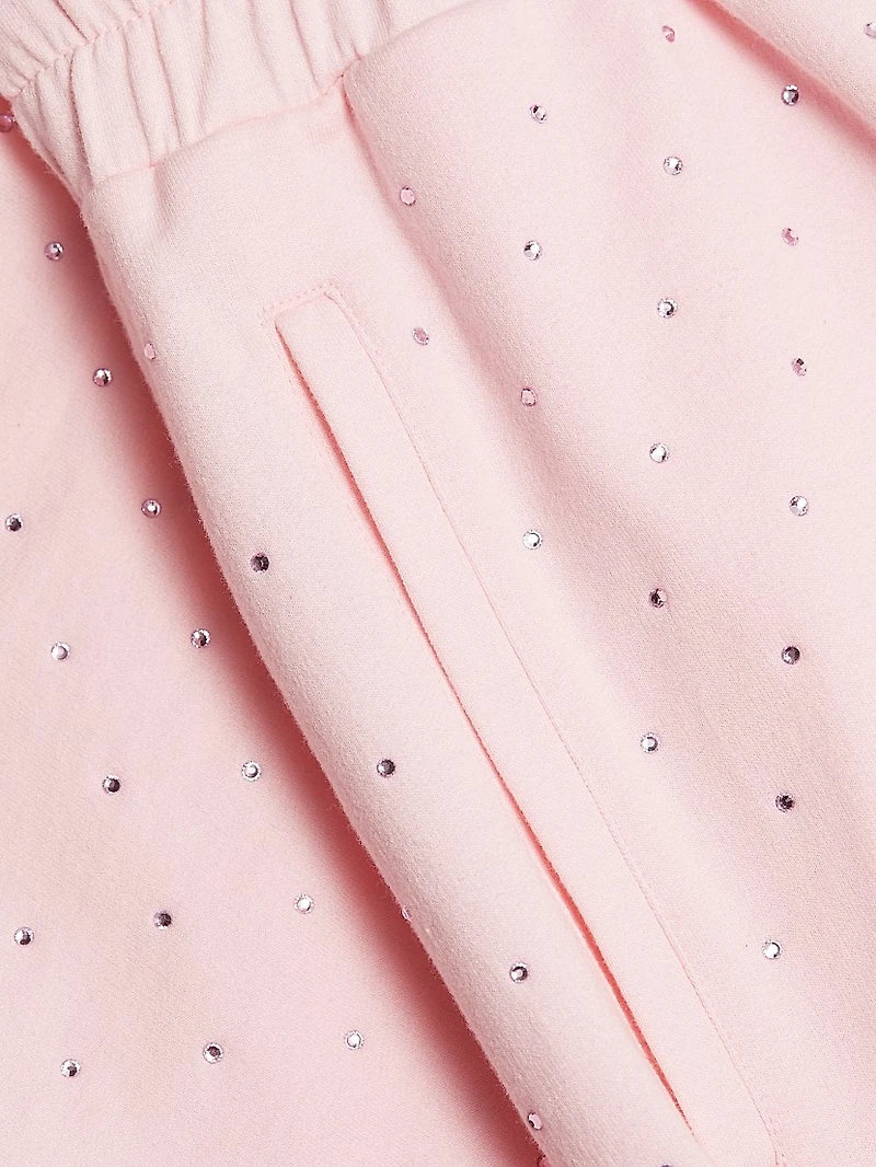 Ruel Crystal French Terry Elasticized Sweatpants