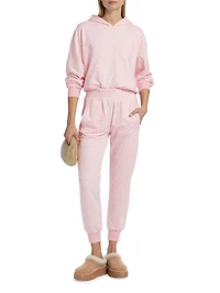 Ruel Crystal French Terry Elasticized Sweatpants