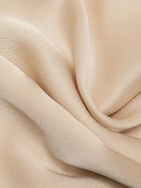 Satin High-Rise Trousers