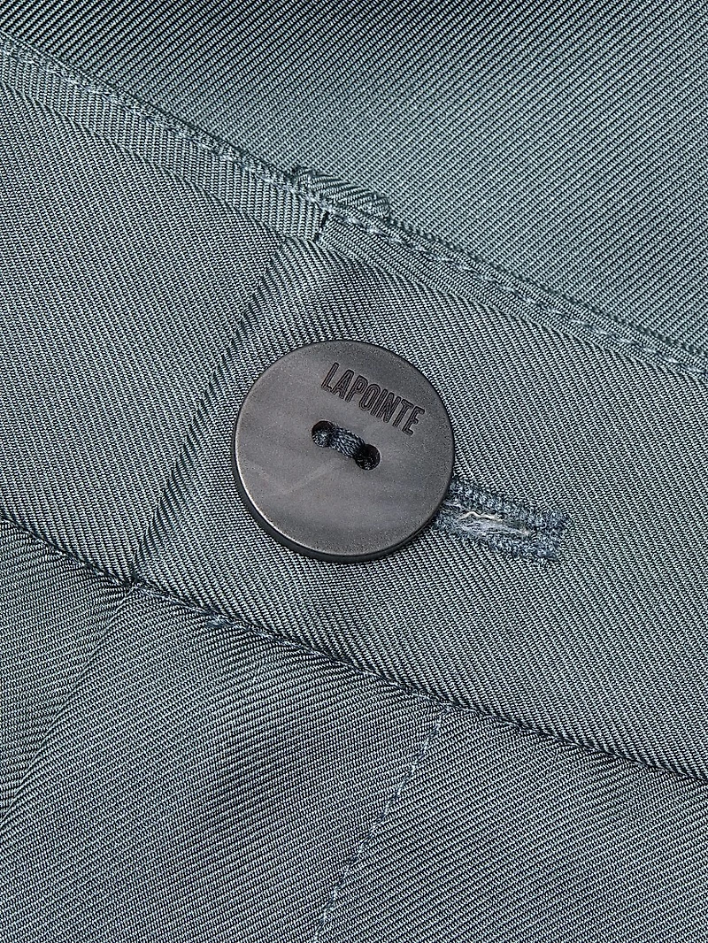 Silk Twill Pleated Wide-Leg Pants