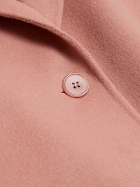 Virgin Wool Single-Breasted Coat