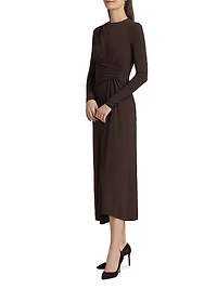 red knee length dress Waverly | RED Racer-Neck Sleeveless Skater Mini Dress main image 0