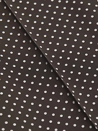 Polka Dot Silk Wide-Leg Pants