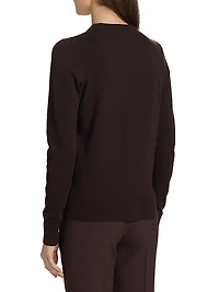 Lace & Cashmere V-Neck Cardigan