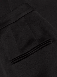 Hammered Satin High-Rise Palazzo Pants