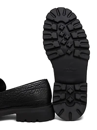 Cocoon Gancini Leather Lug-Sole Loafers