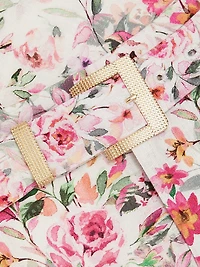 Glenn Floral Linen-Blend Belted Tailored Shorts