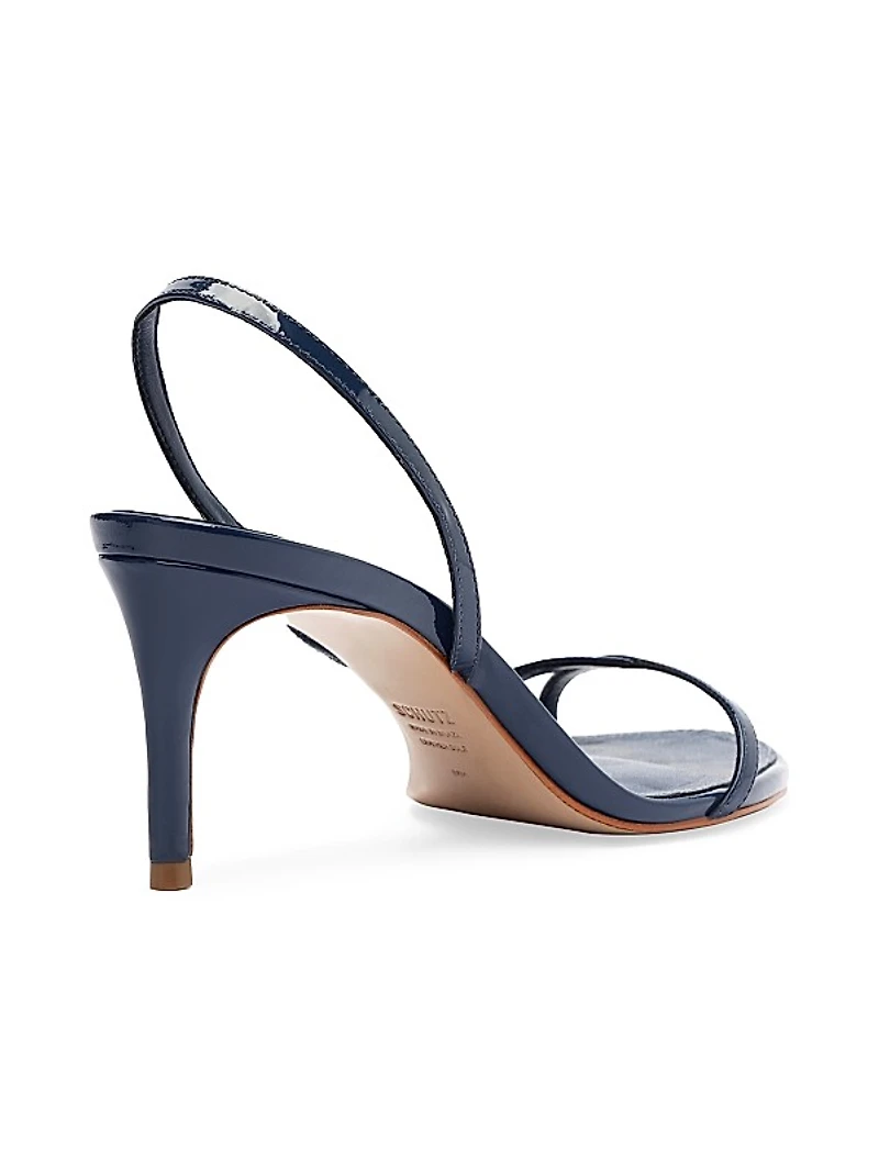 Diana Leather 75MM Mid Sandals