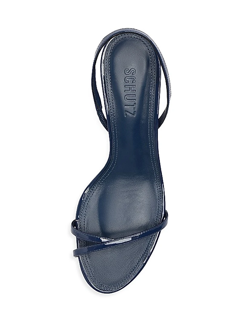 Diana Leather 75MM Mid Sandals