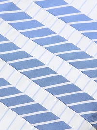 Pinstriped Poplin Straight-Fit Shirt