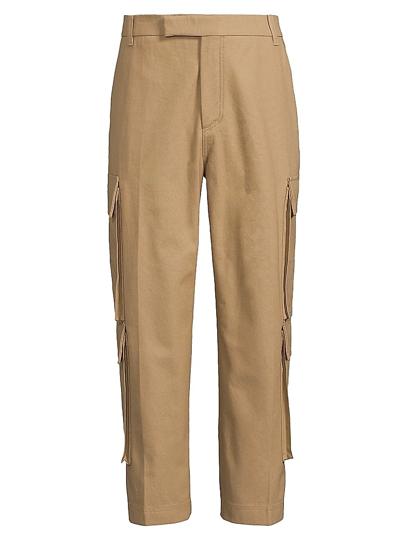 Utility Canvas Cargo Trousers