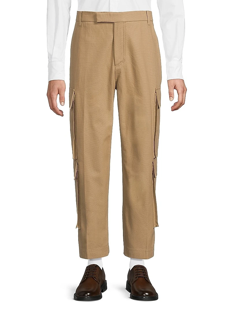 Utility Canvas Cargo Trousers