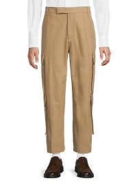 Utility Canvas Cargo Trousers