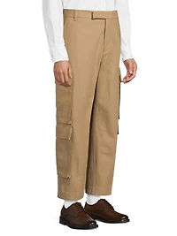 Utility Canvas Cargo Trousers