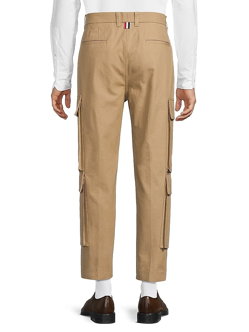 Utility Canvas Cargo Trousers