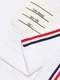RWB Trim Oversized Cotton Crewneck T-Shirt