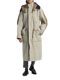 Waxed Cotton Hooded Parka