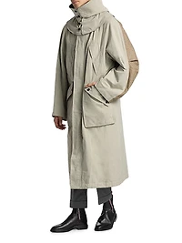 Waxed Cotton Hooded Parka