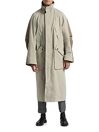 Waxed Cotton Hooded Parka