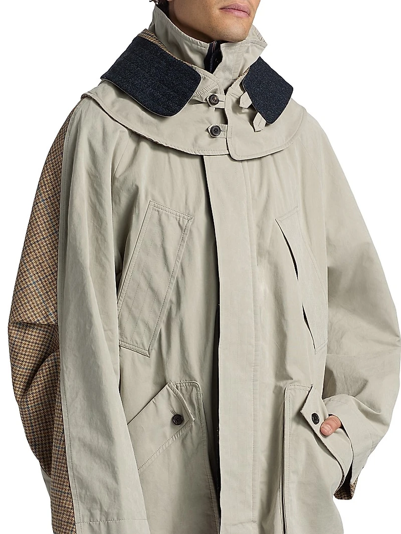 Waxed Cotton Hooded Parka