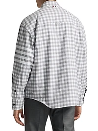 Gingham-Check Flannel Shirt