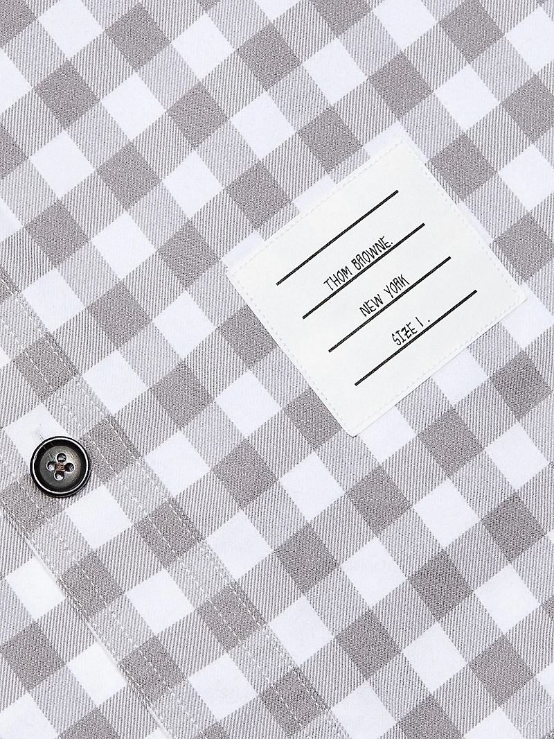 Gingham-Check Flannel Shirt