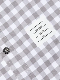 Gingham-Check Flannel Shirt