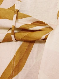 Morgan Palm Print Shirtdress