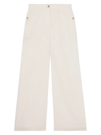 Ashby Linen Wide-Leg Trousers
