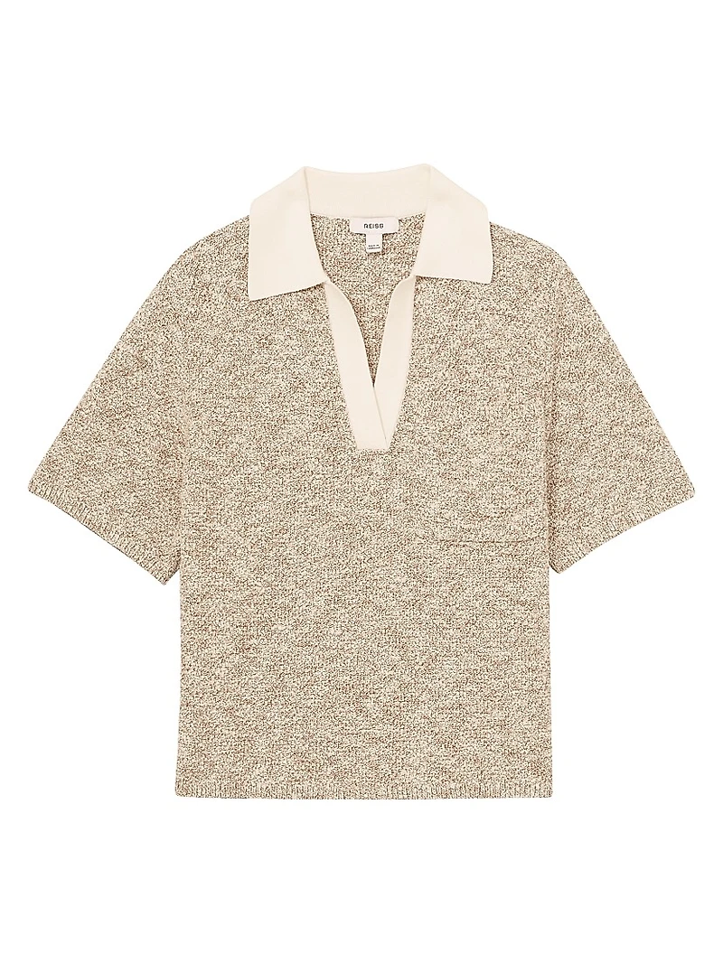 Sam Textured Knit Polo