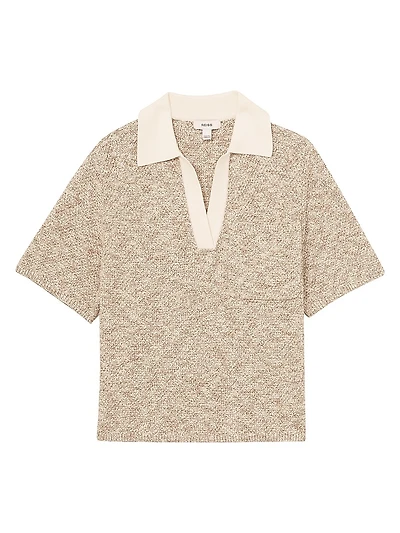 Sam Textured Knit Polo