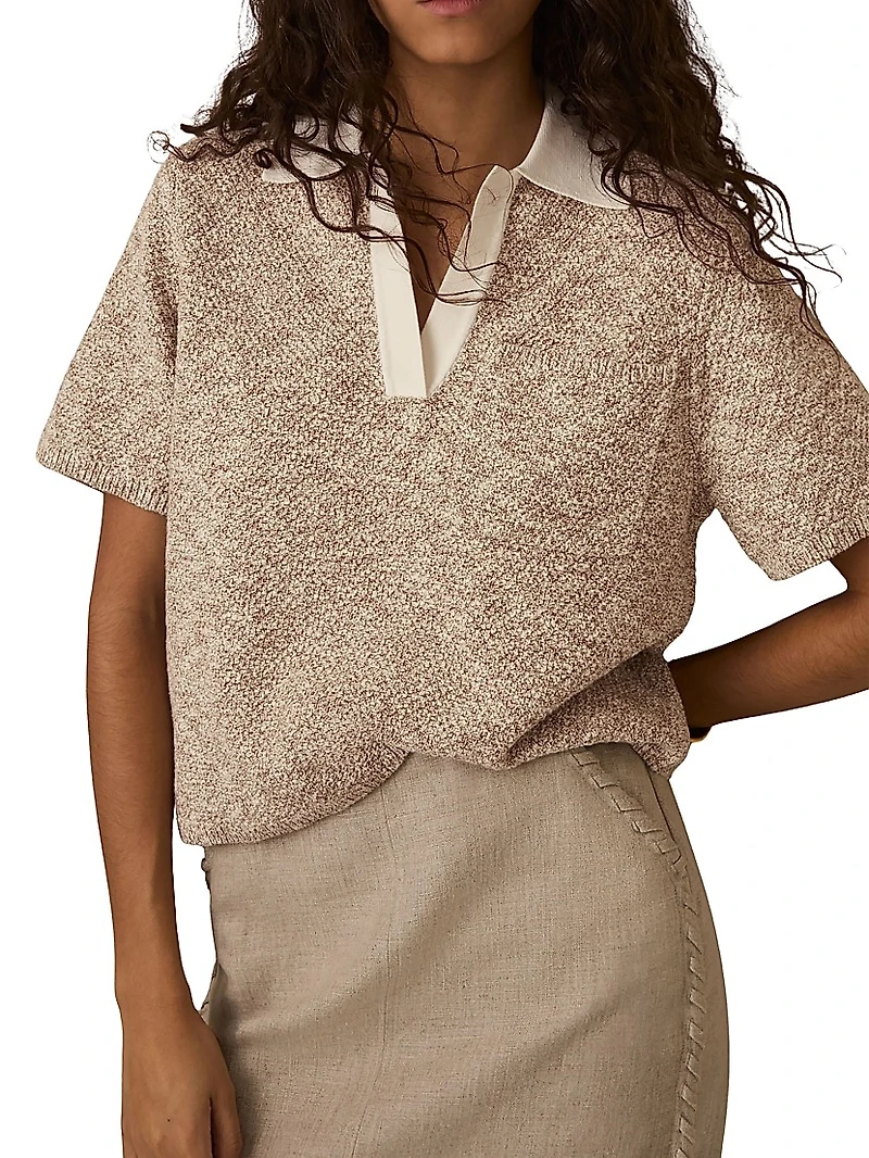 Sam Textured Knit Polo