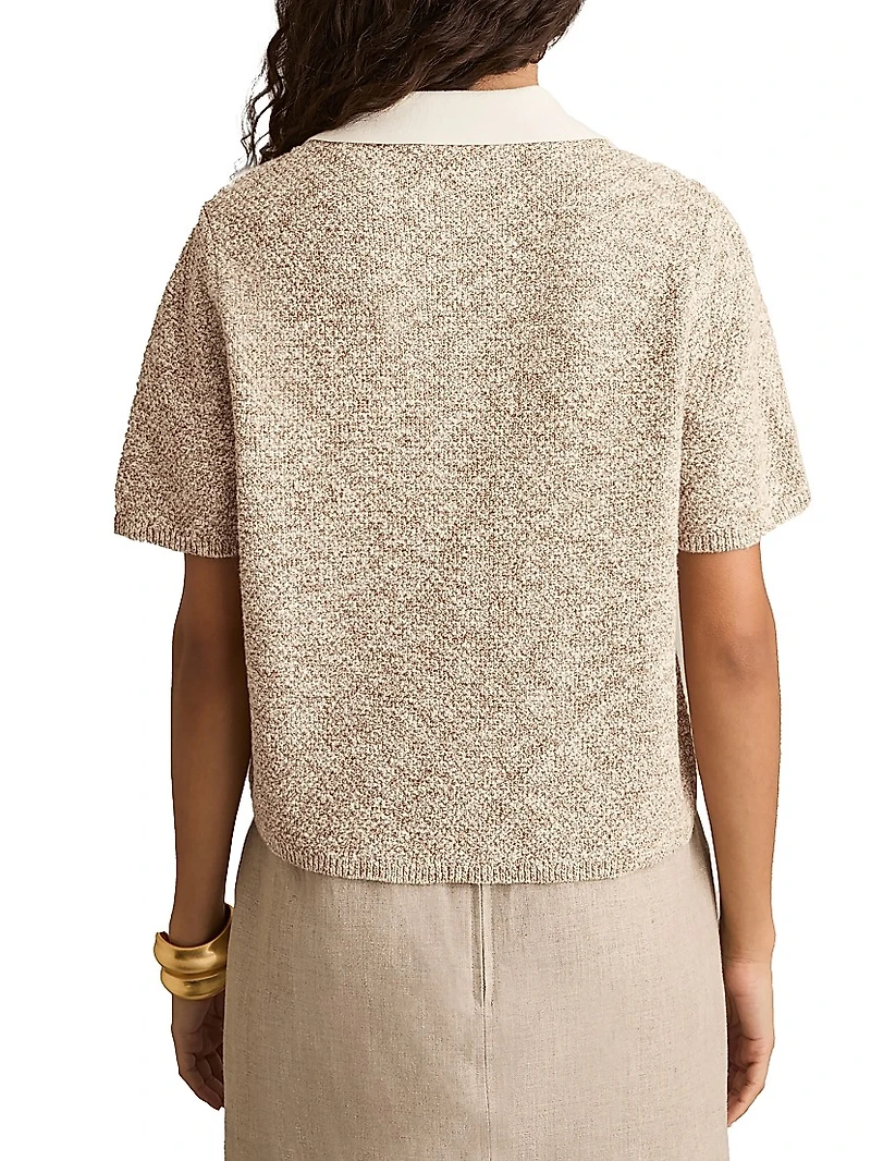 Sam Textured Knit Polo