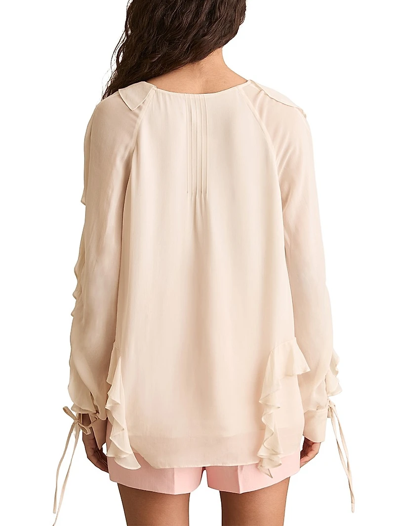 Zaria Ruffle Top