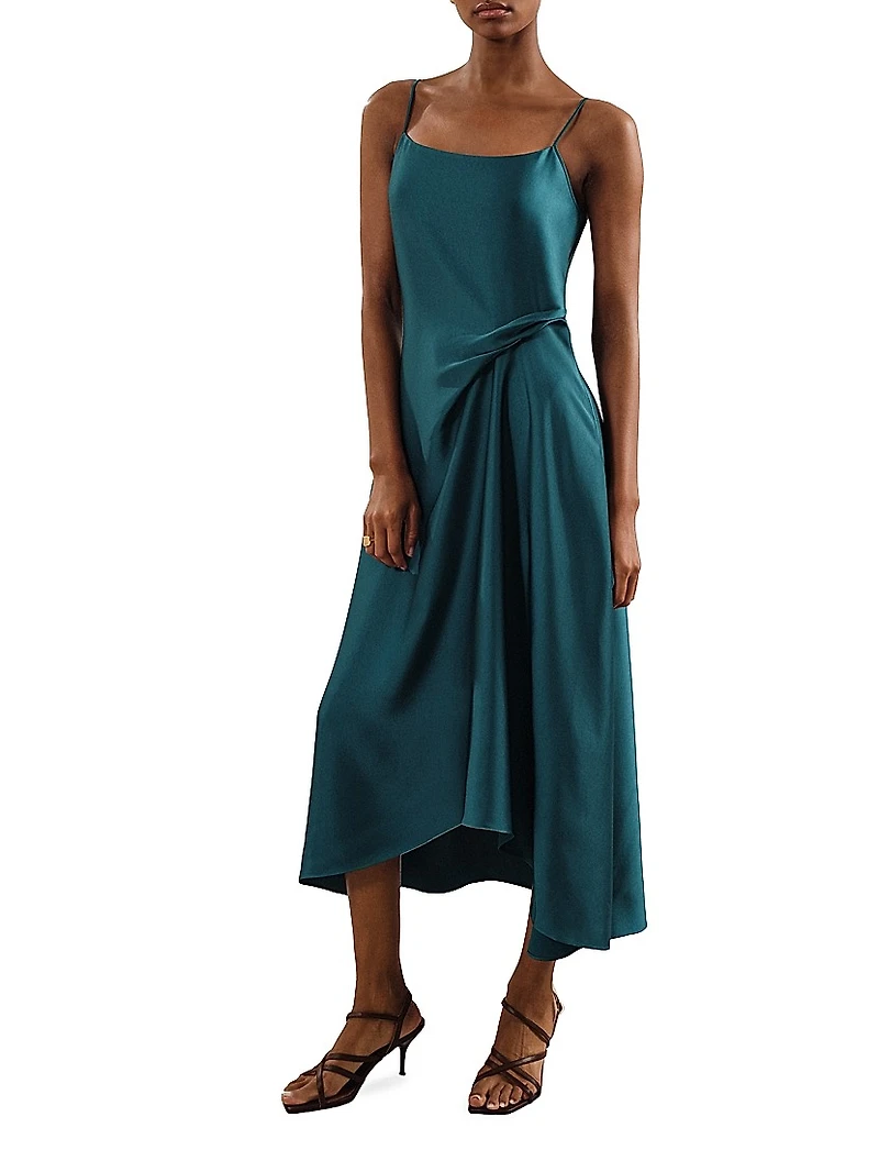 Zoey Draped Slip Dress