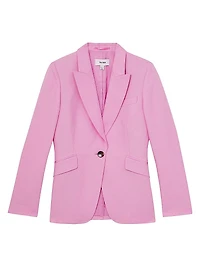 Raine One-Button Blazer