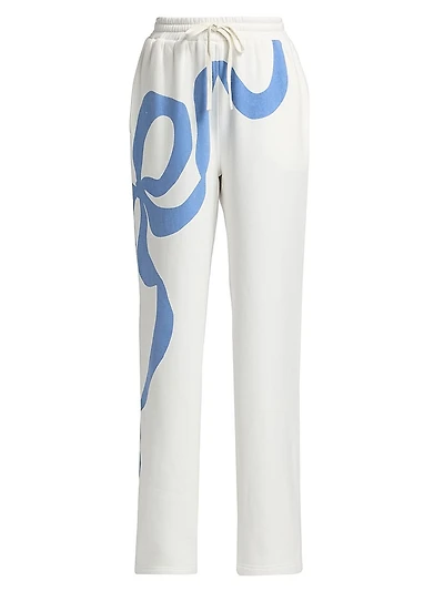 LoveShackFancy x Visit Savannah Elma Bow Sweatpants
