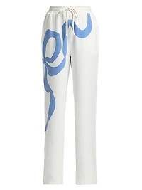 LoveShackFancy x Visit Savannah Elma Bow Sweatpants