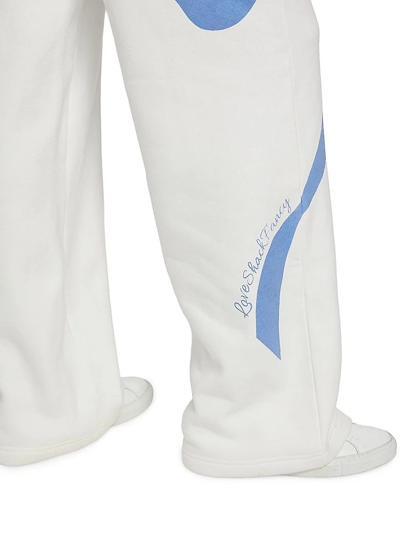 LoveShackFancy x Visit Savannah Elma Bow Sweatpants