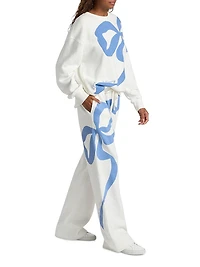 LoveShackFancy x Visit Savannah Elma Bow Sweatpants