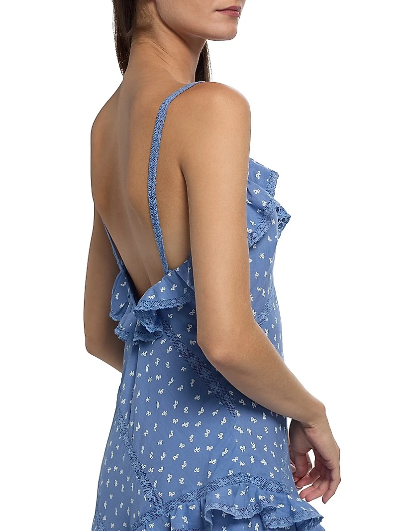 LoveShackFancy x Visit Savannah Nocelle Ruffled Maxi Dress