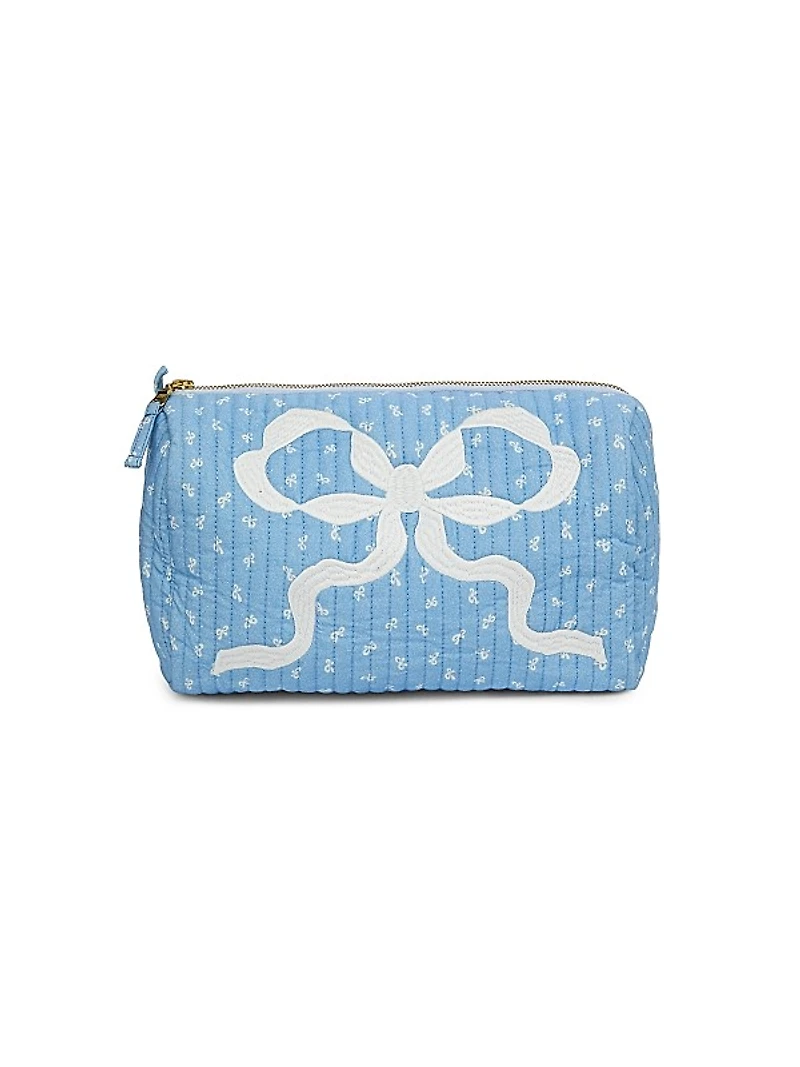 LoveShackFancy x Visit Savannah Octavia Bow Zip Pouch