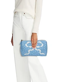 LoveShackFancy x Visit Savannah Octavia Bow Zip Pouch