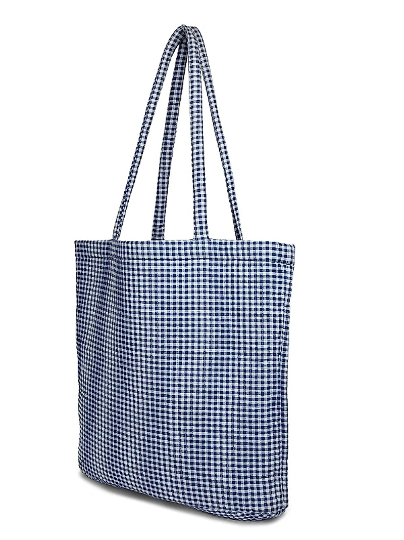 LoveShackFancy x Visit Savannah Henderson Bow Gingham Tote