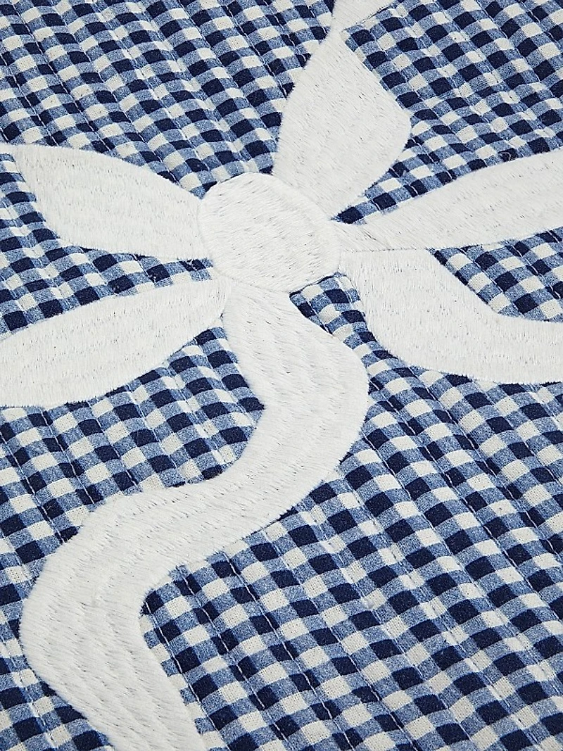 LoveShackFancy x Visit Savannah Henderson Bow Gingham Tote