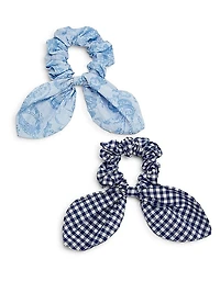 LoveShackFancy x Visit Savannah Toscana Gingham Scrunchies