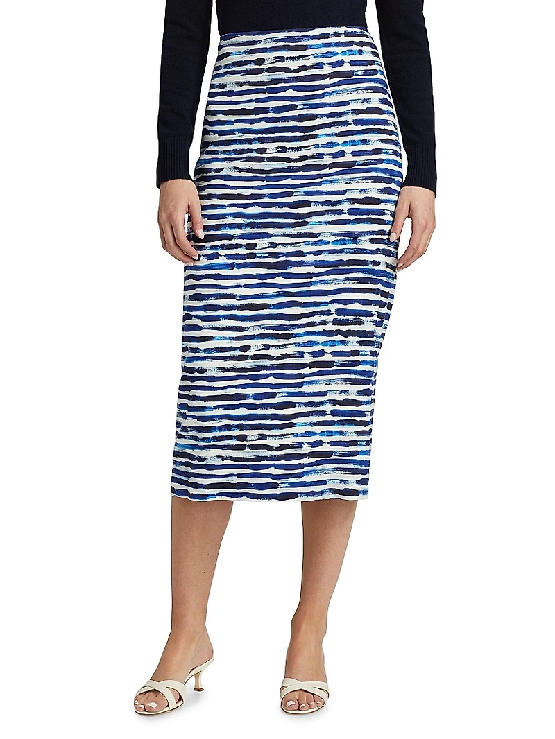 Phoebe Pencil Midi-Skirt