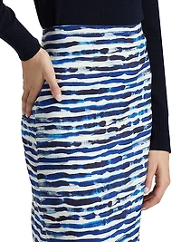 Phoebe Pencil Midi-Skirt