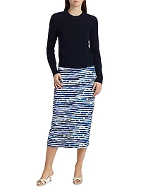 Phoebe Pencil Midi-Skirt