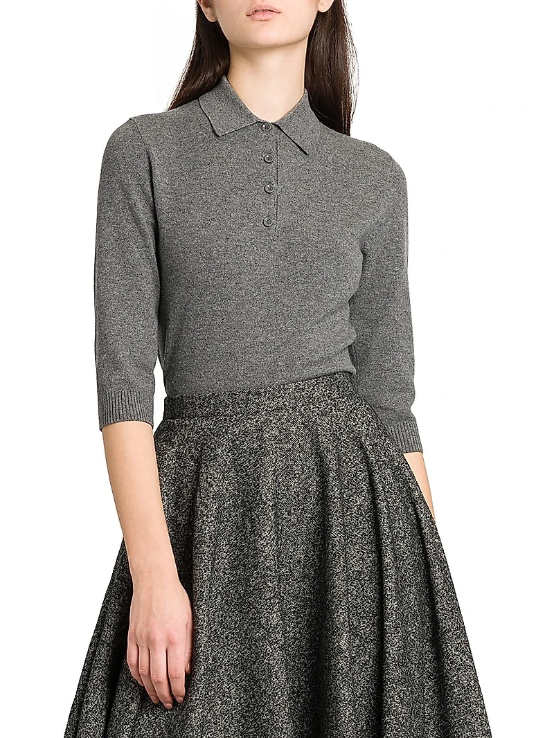 Italian Tailoring Henley Cashmere Shirt